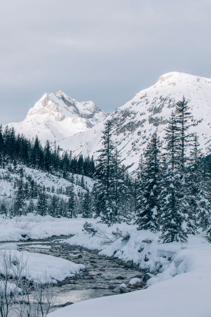 Langlaufen im Winter ins Zugertal