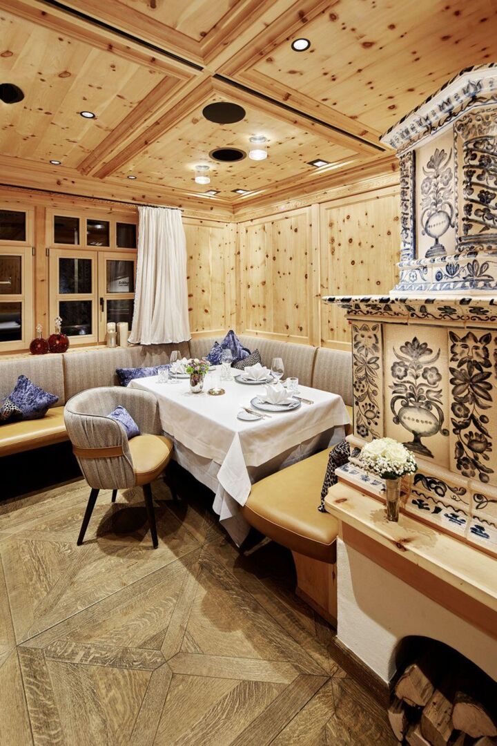 Fondue-Stube in der Krone von Lech