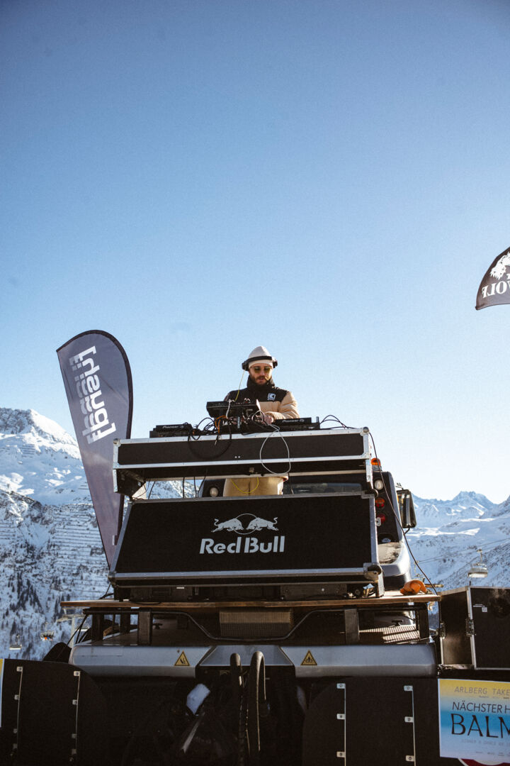 DJ Event mit Market 33 im Skigebiet von Lech Zürs