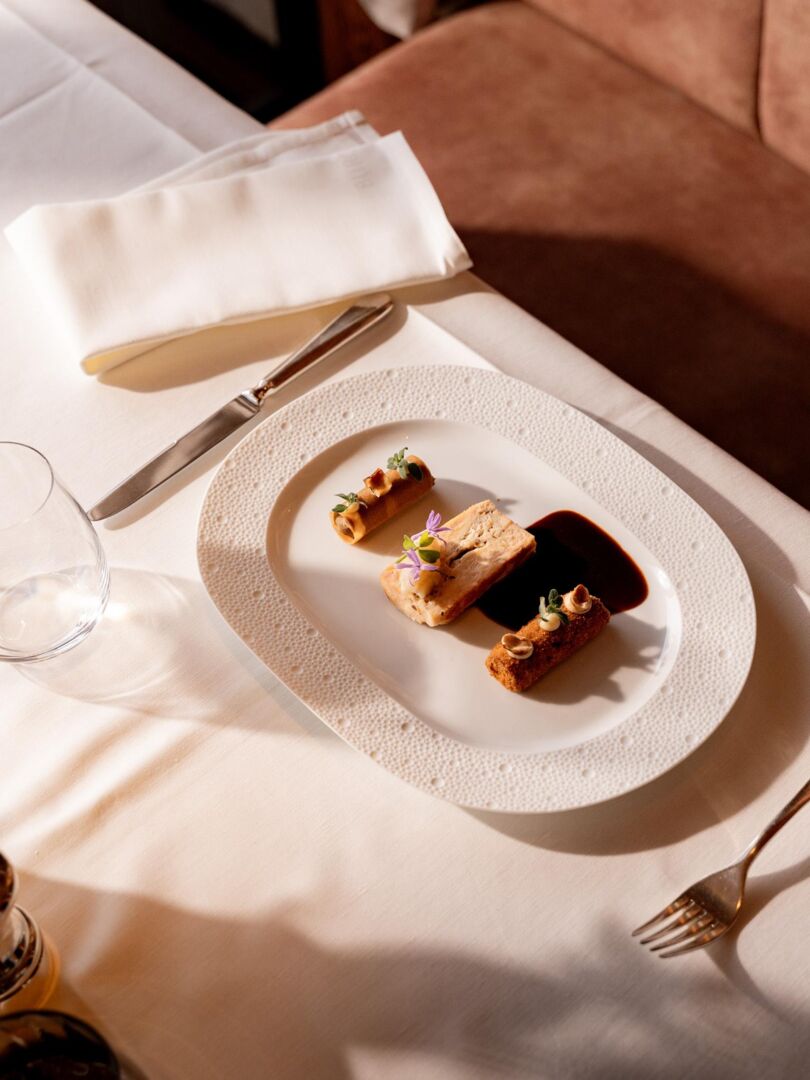 Speise im Restaurant Picea