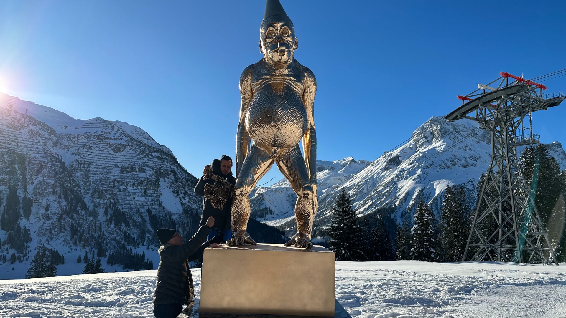 Birthday Suit Joseph Klibansky in Oberlech