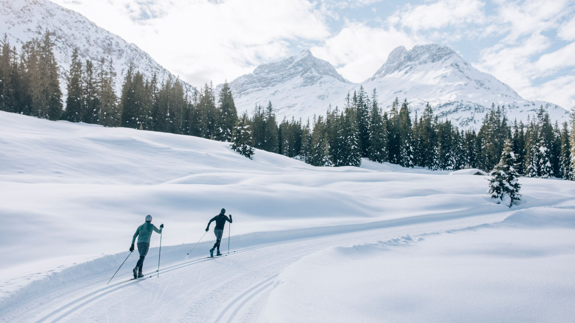 Langlaufen im wunderschÃ¶nen Zugertal
