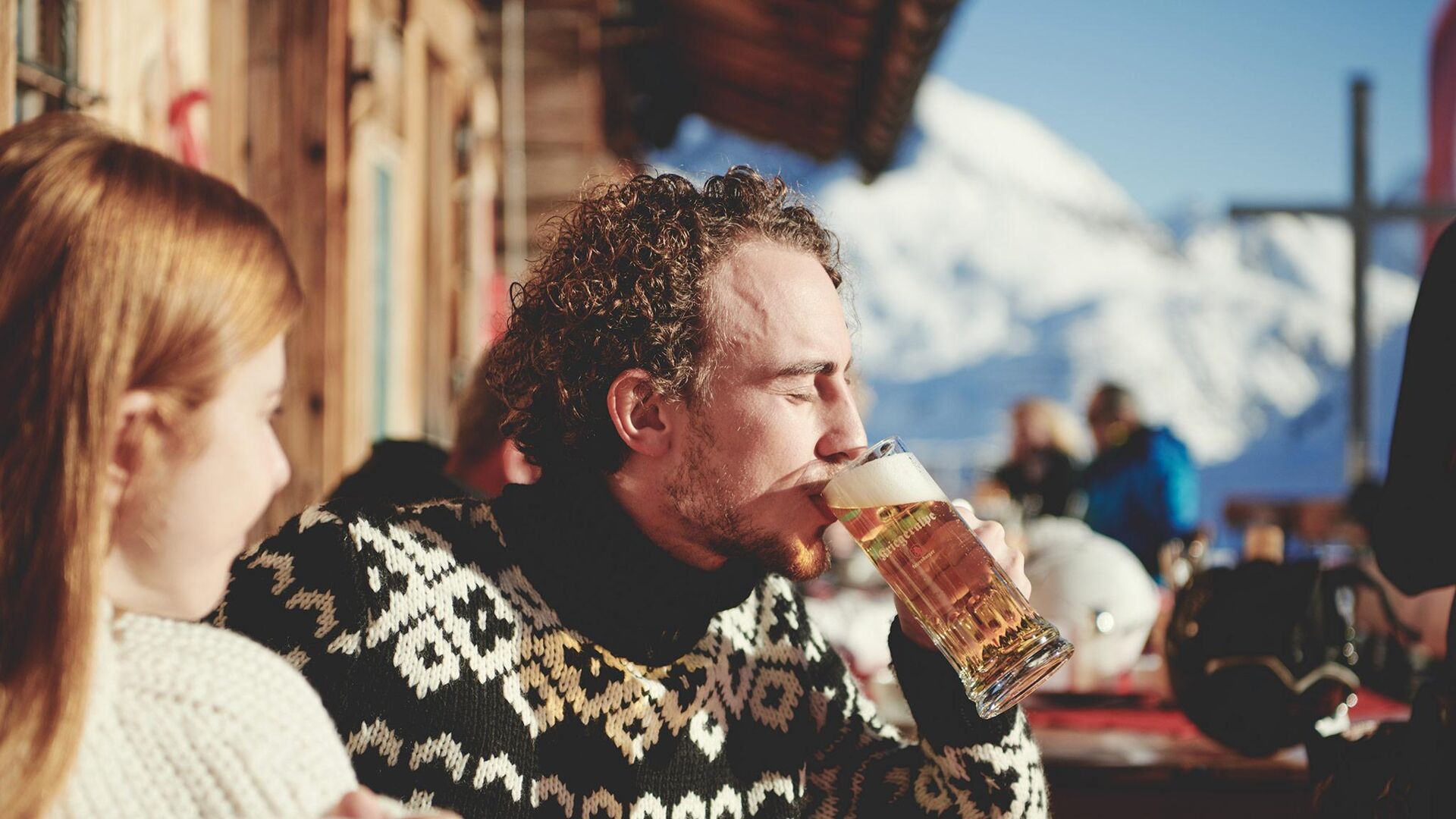 Einkehrschwung auf der Kriegeralpe