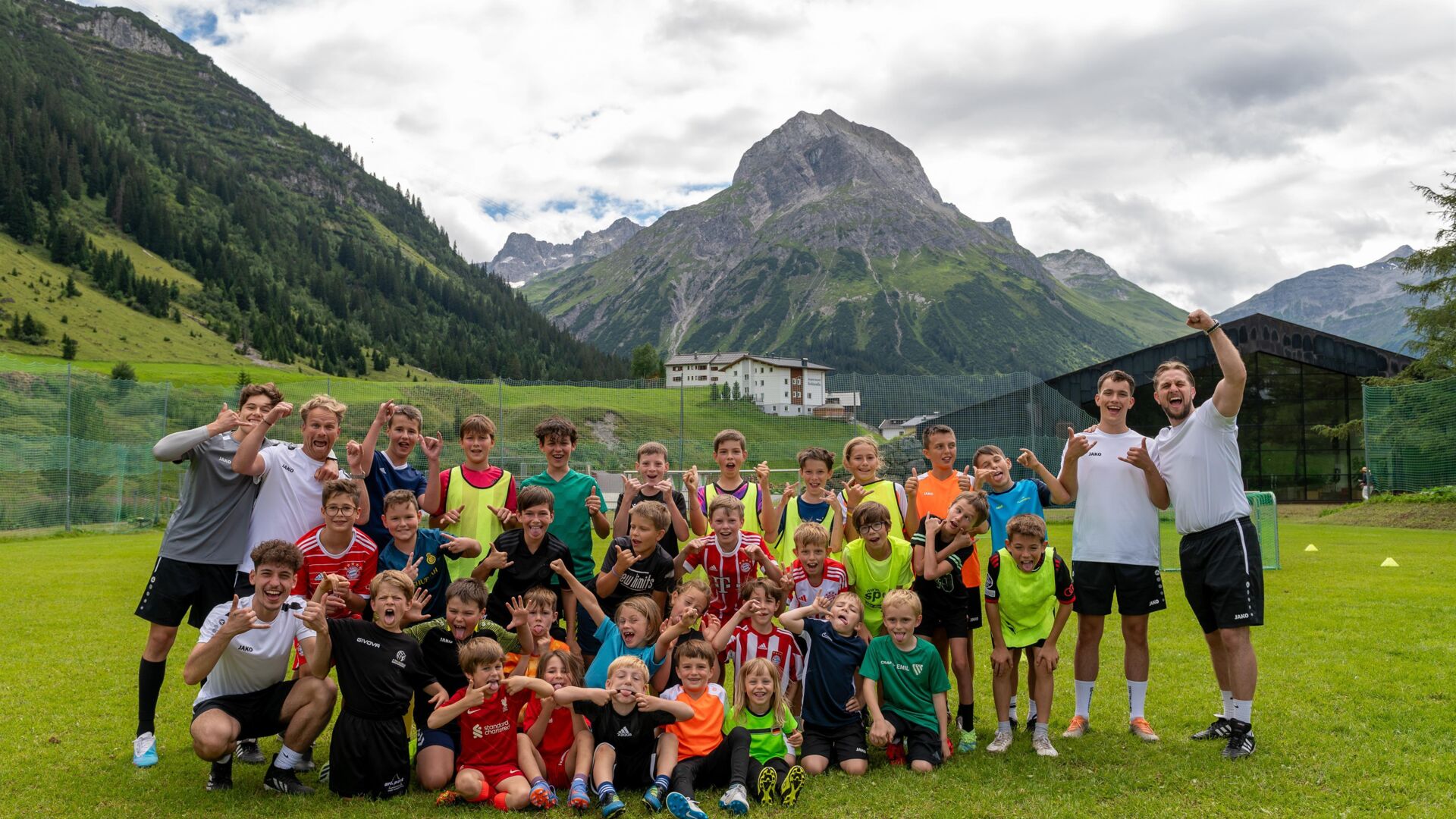 Fussballcamp Lech Teamfoto
