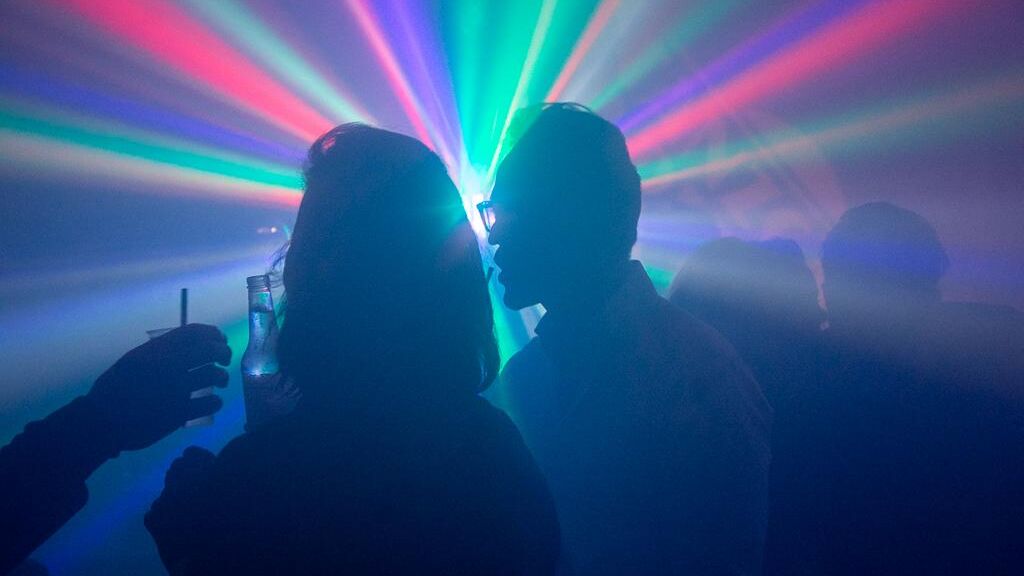 Laser und Partylaune