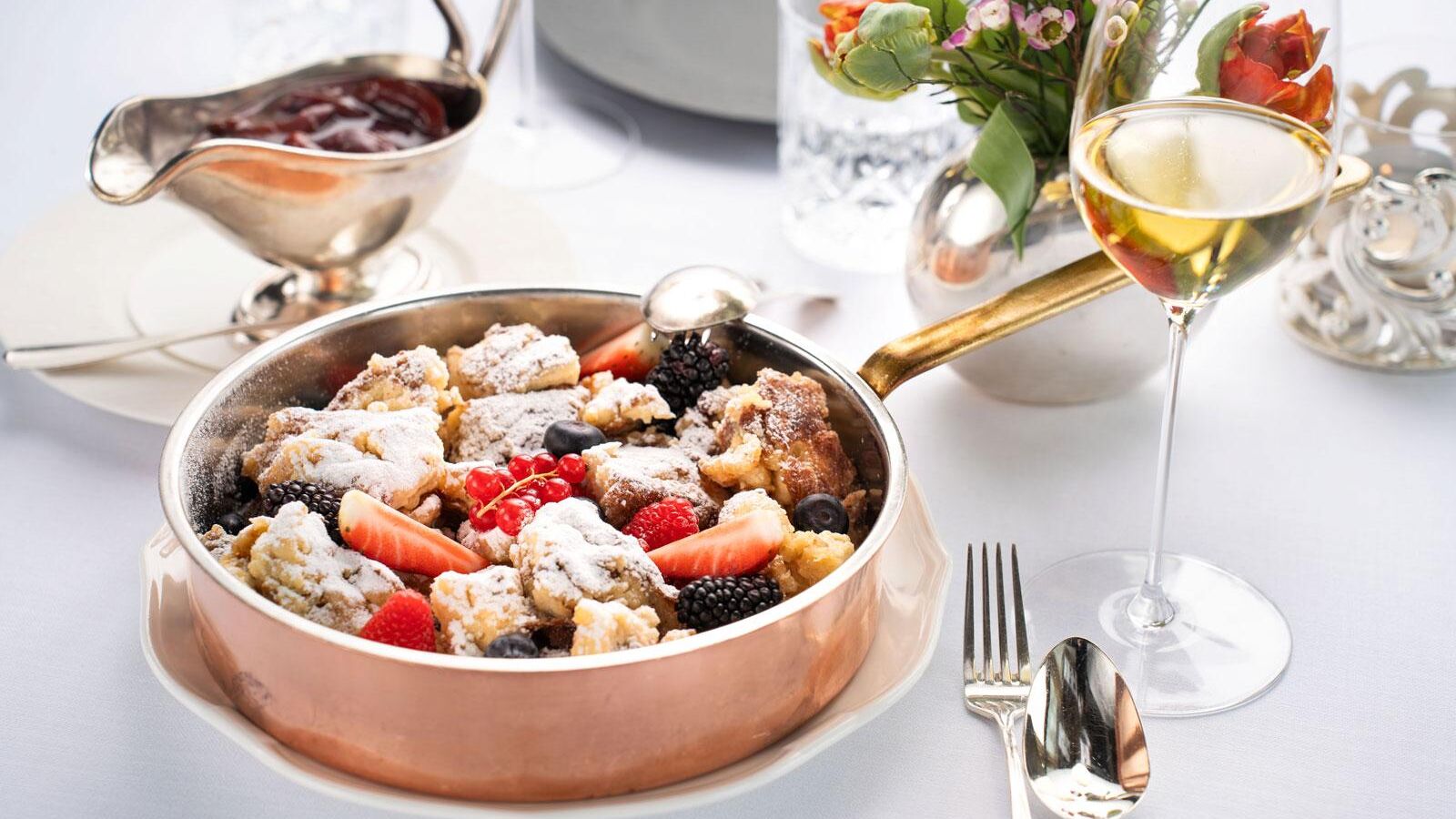 Kaiserschmarren in der Krone-Stuben in Lech