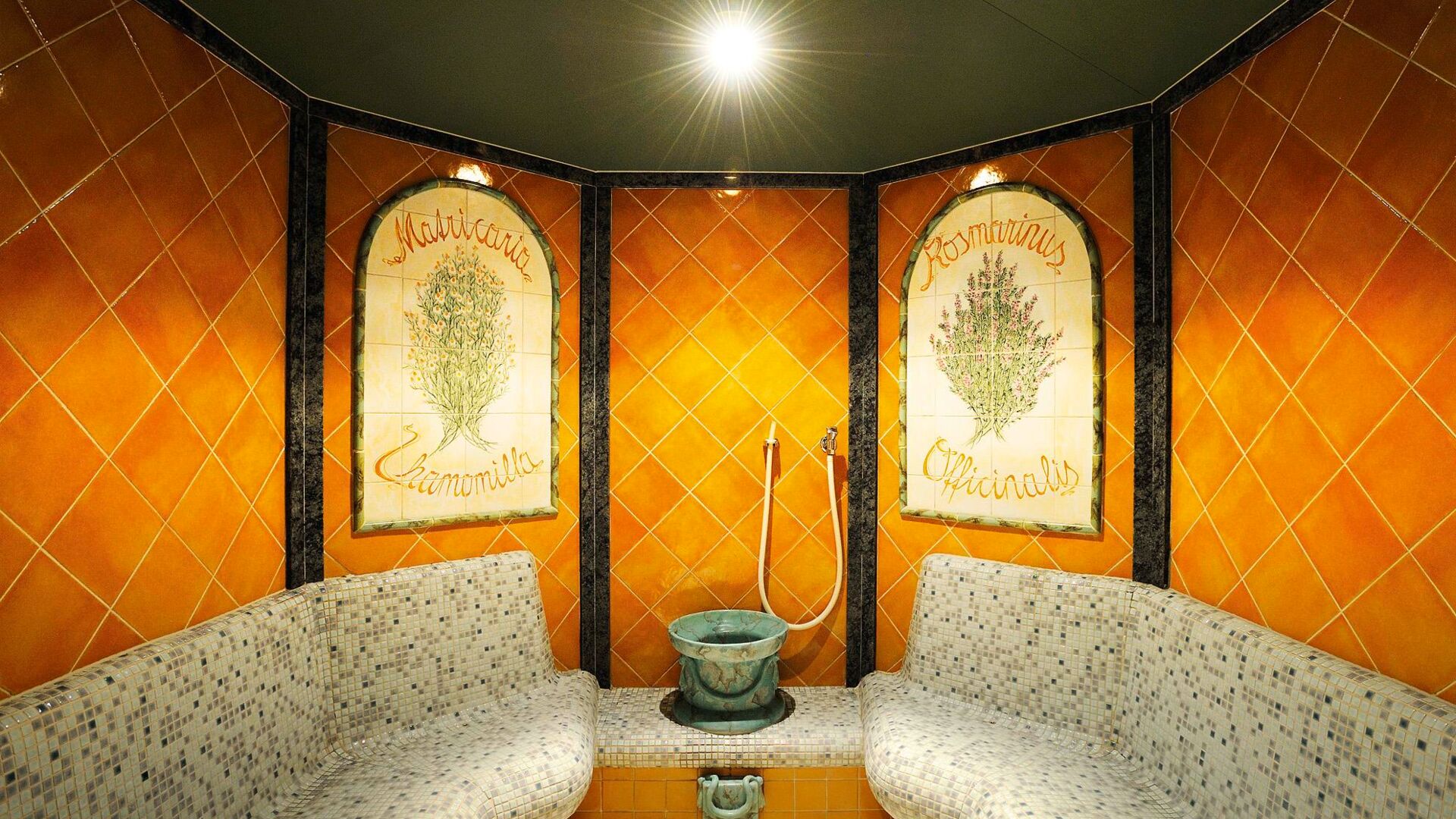 KrÃ¤uter-Aroma-Dampfbad in der Krone von Lech