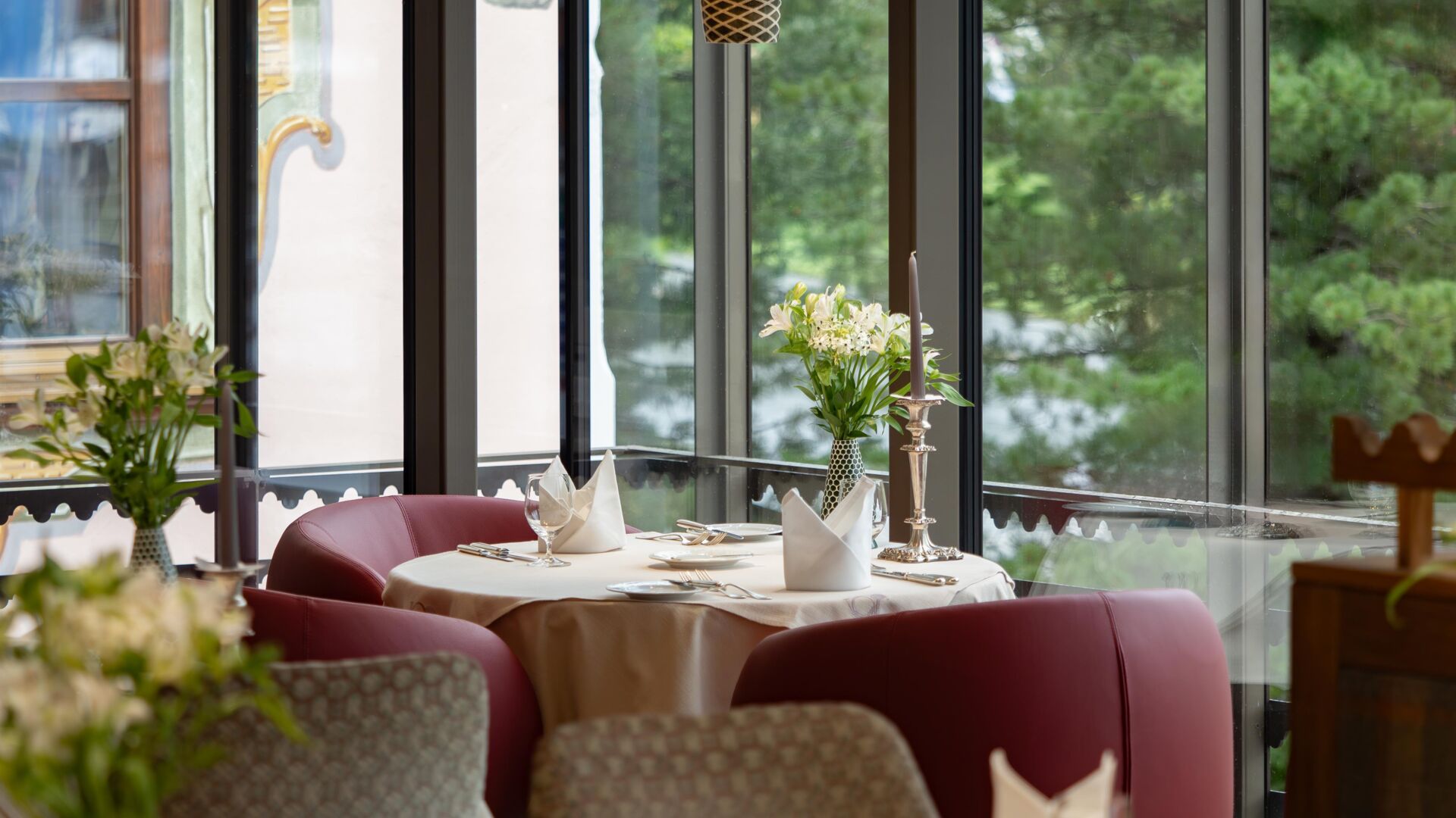 Speisesaal im Hotel Post Panoramarestaurant