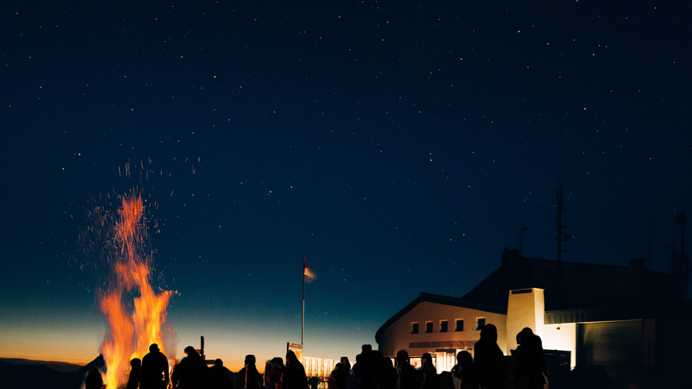 Sonnwendfeuer in Lech