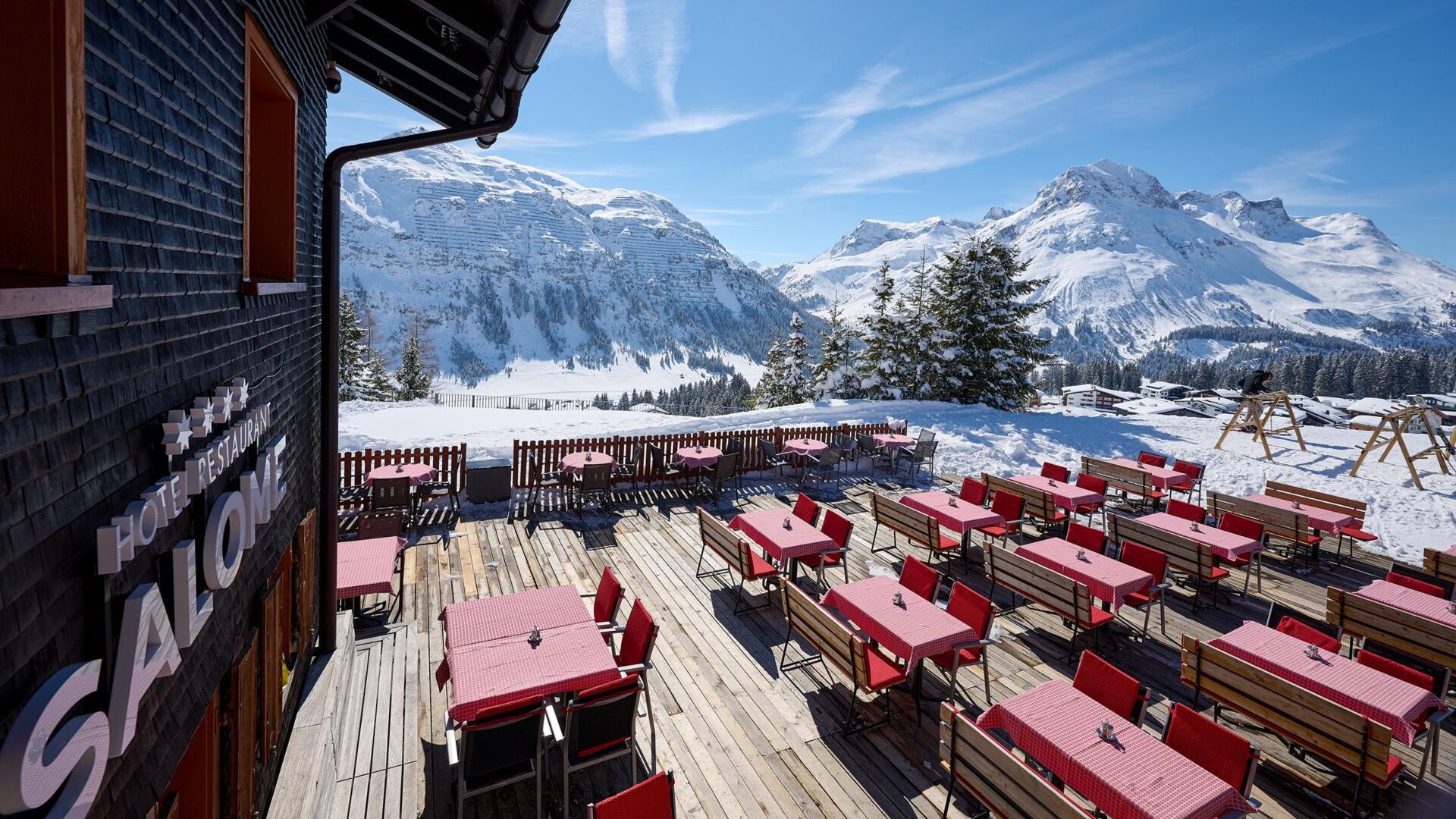 Sonnenterrasse Hotel Salome Oberlech
