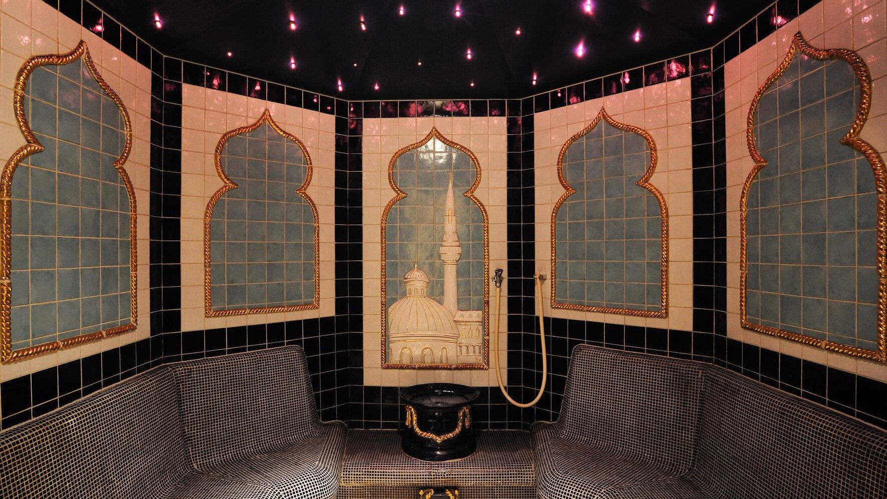 TÃ¼rkisches Dampfbad in der Krone von Lech