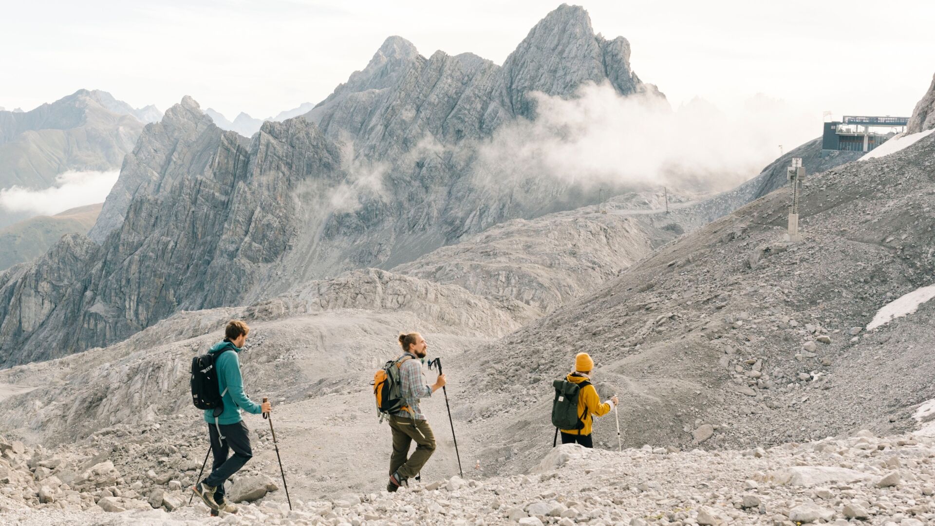 Ãber Stock und Stein geht es nach St. Anton am Arlberg