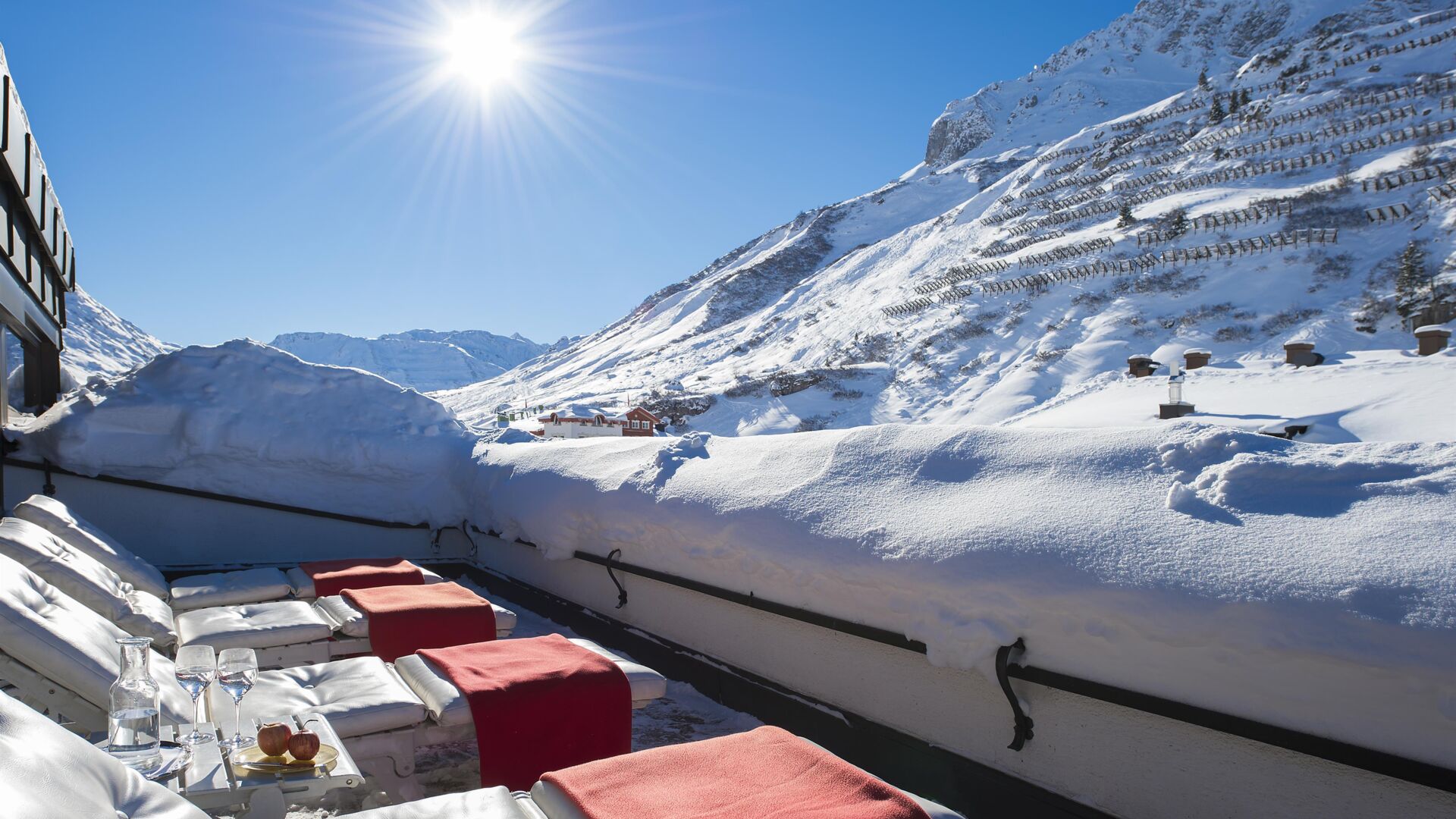 Thurnhers Alpenhof Dachterrasse