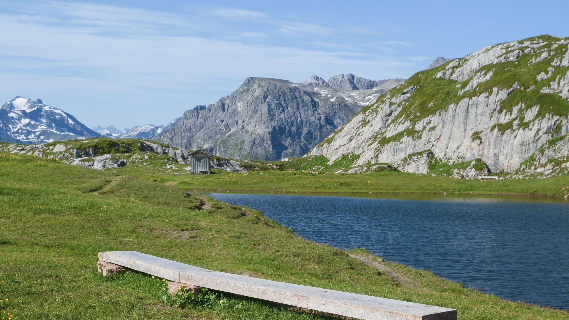 Monzabonsee auf der 1. Etappe am Grünen Ring