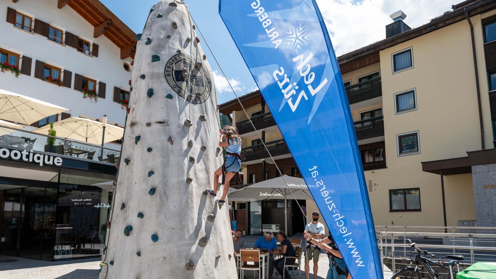 Kletterturm Dorffest Lech