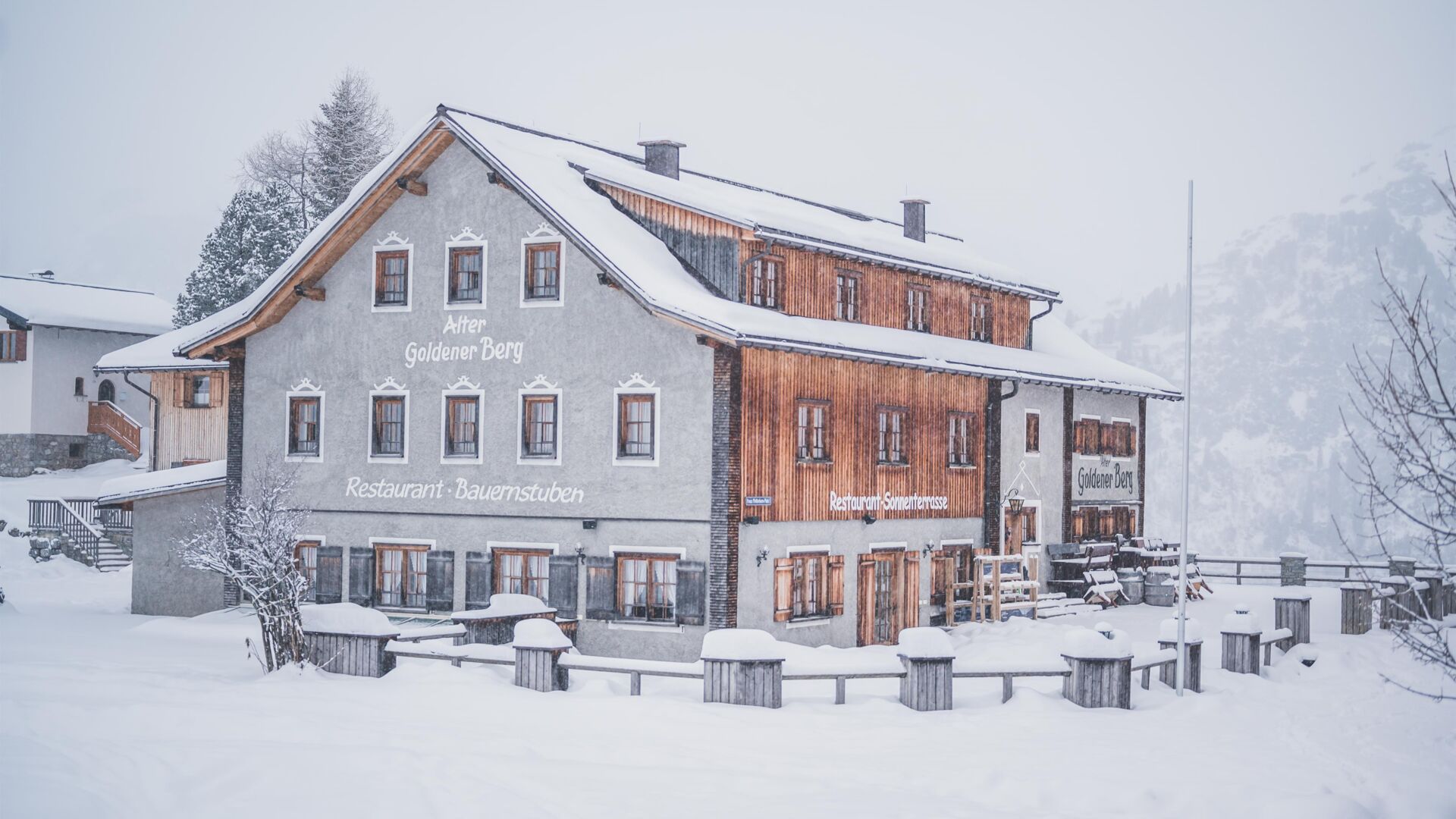 Alter Goldener Berg im Winter