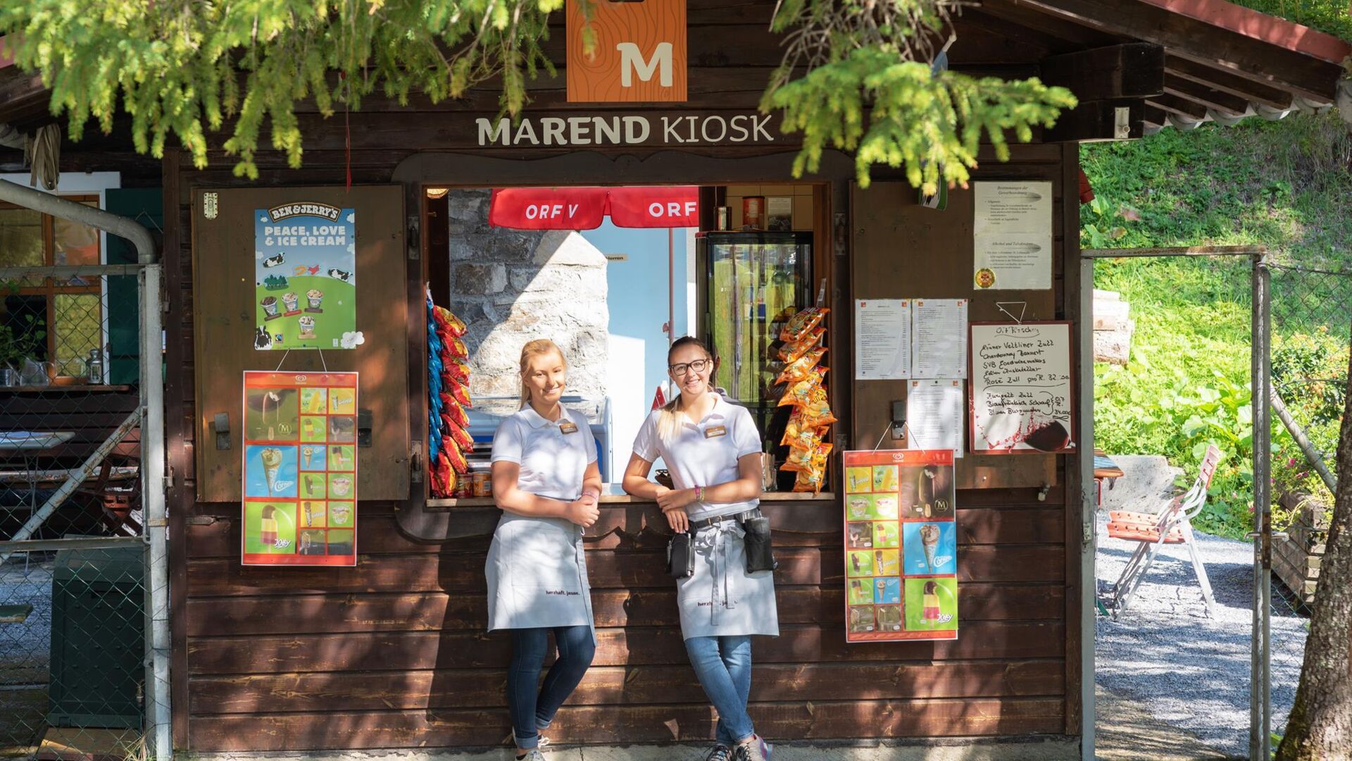 MAREND KIOSK Willkommen alt