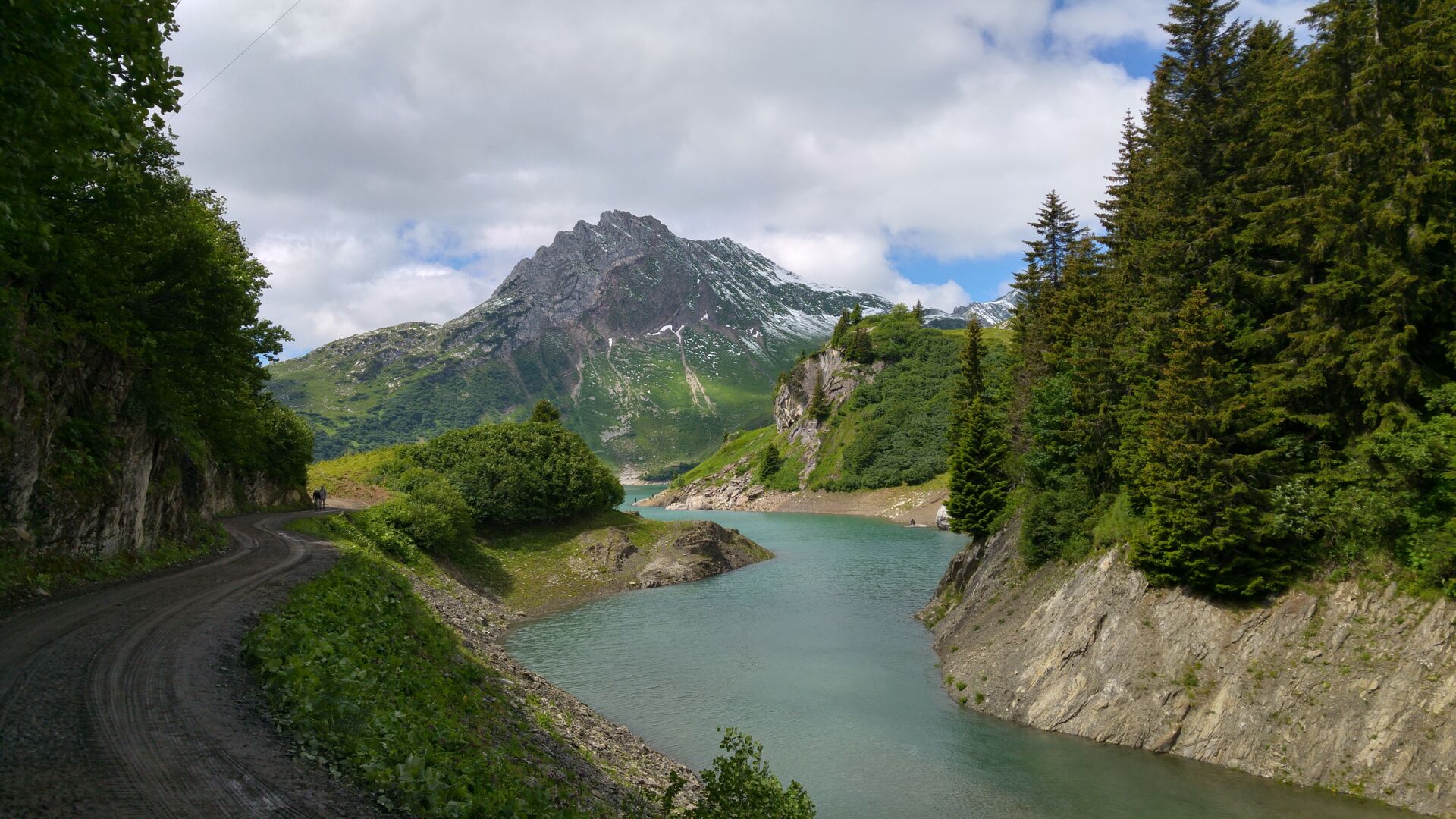 Anfahrt zum Spullersee