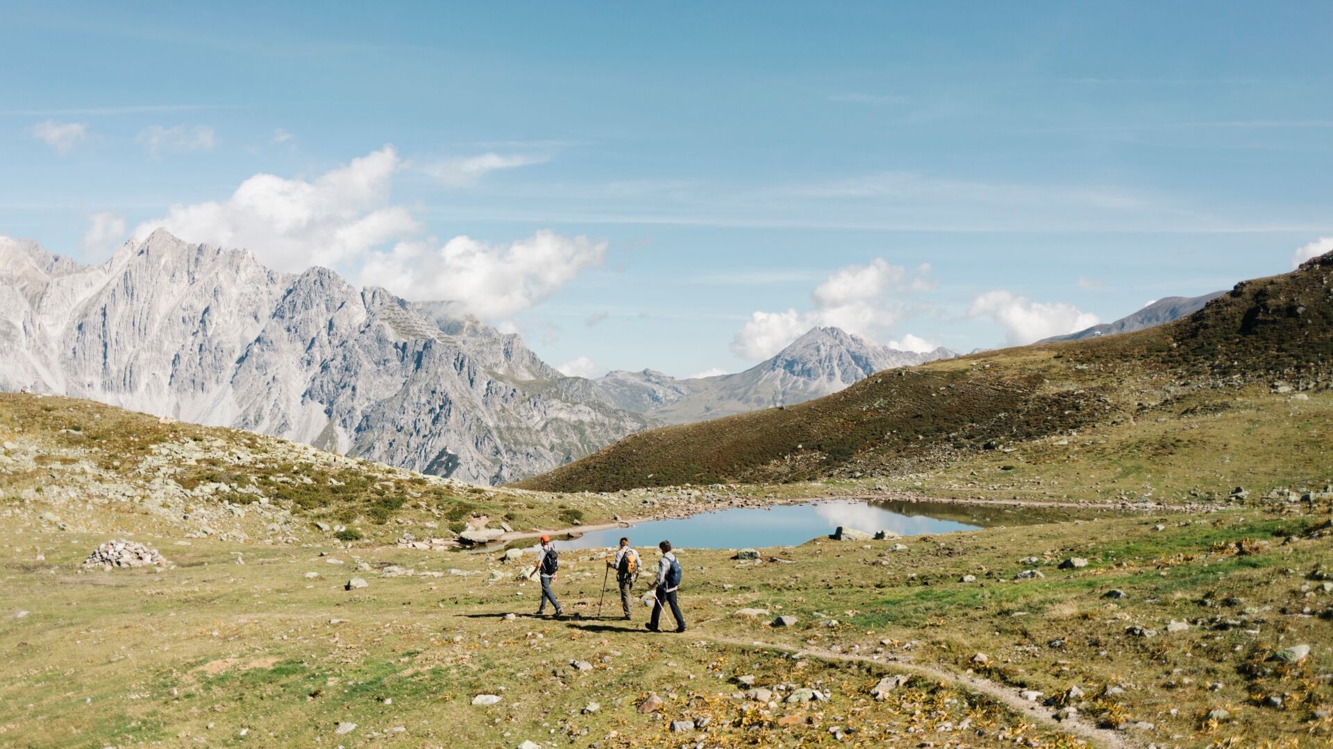 Die Hochgebirgslandschaft am Arlberg