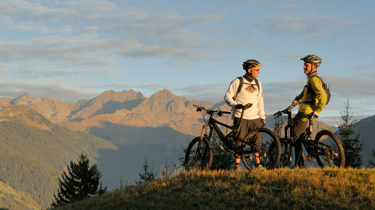 Biker unterwegs im Silbertal