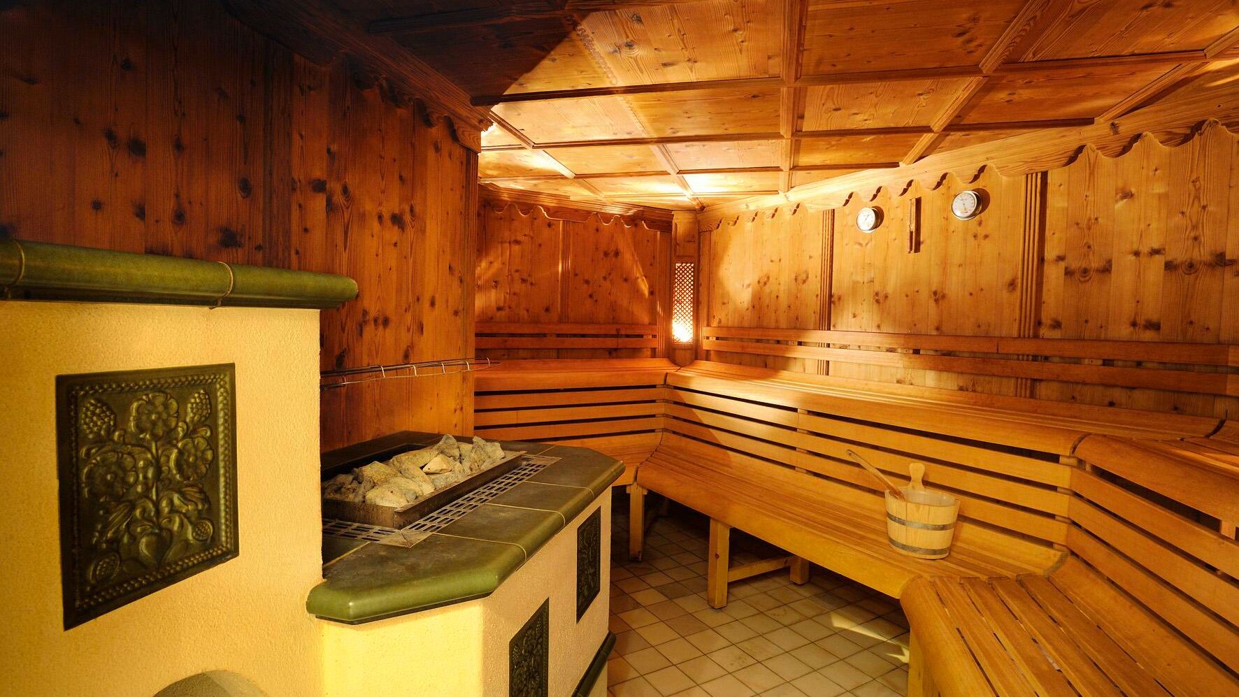Finnische Sauna in der Krone von Lech
