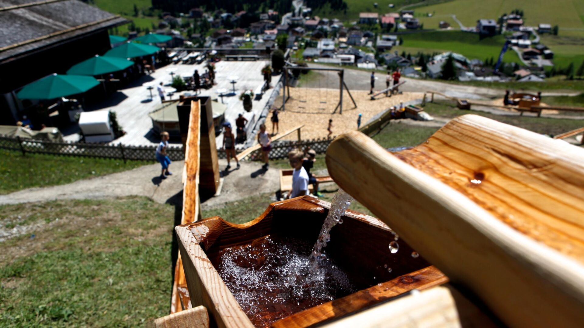 Wasserspielplatz und Erlebnisalm