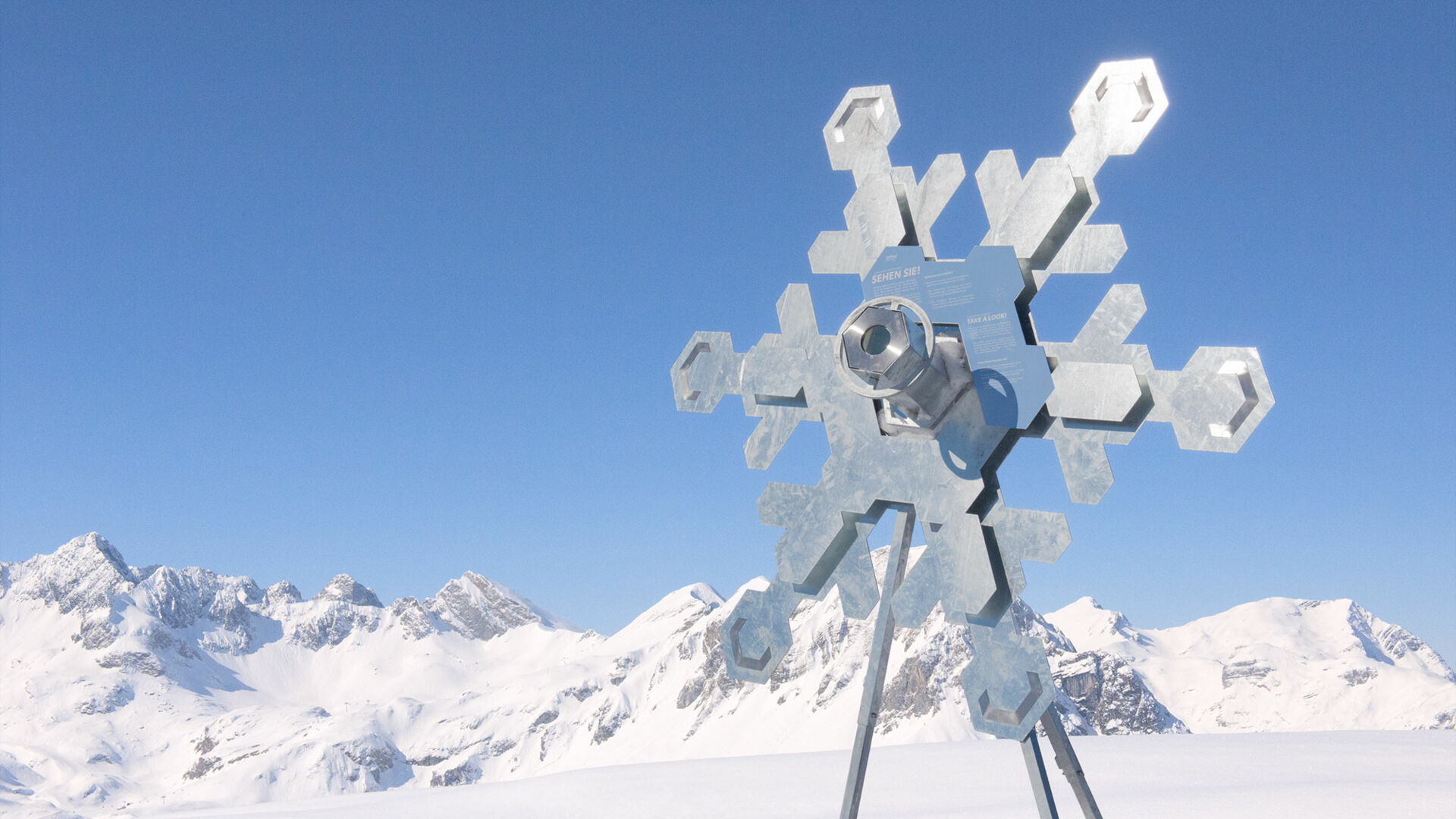 Schneeflockenpanoramaweg skilifte lech