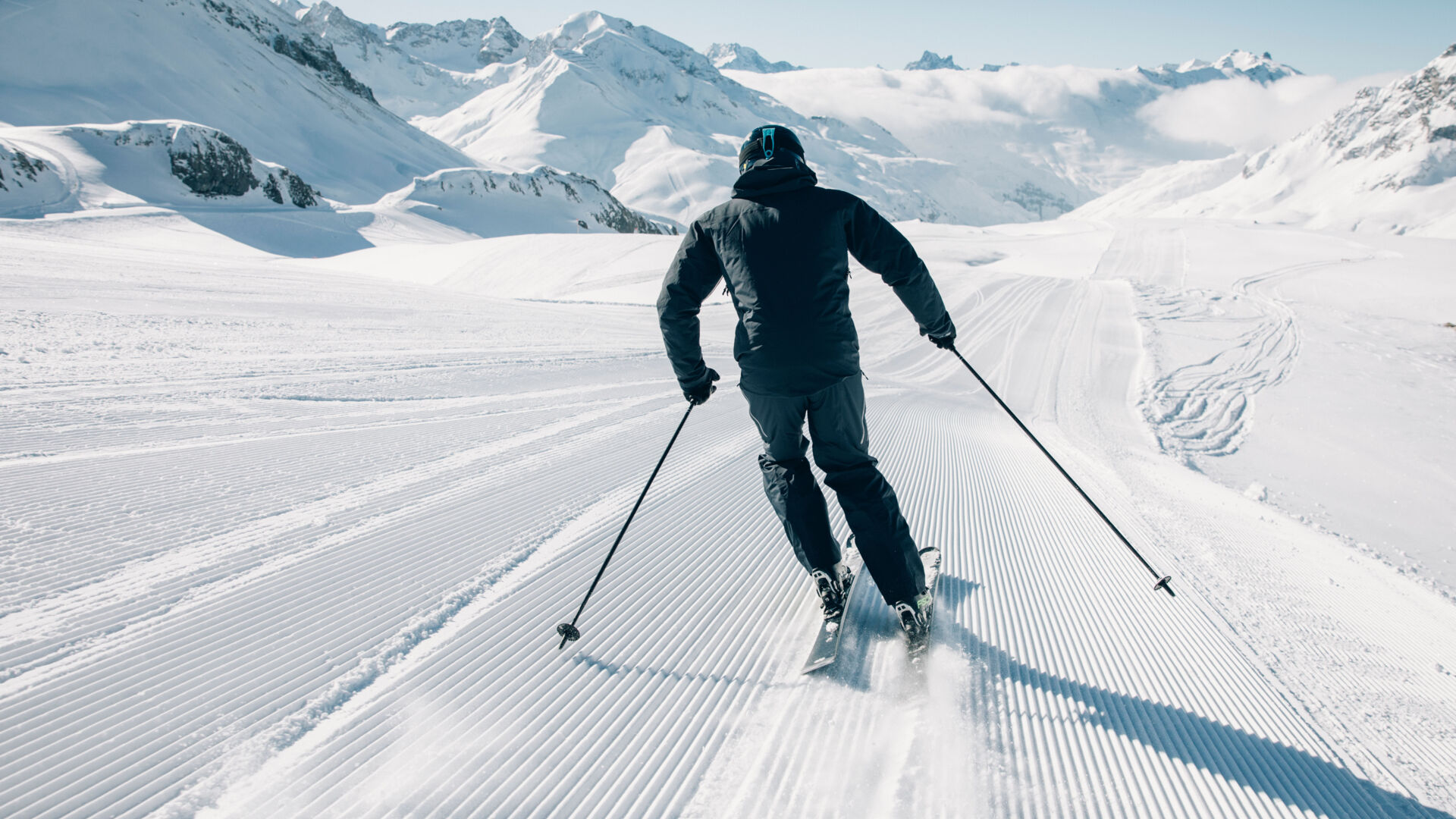 Person Skiing