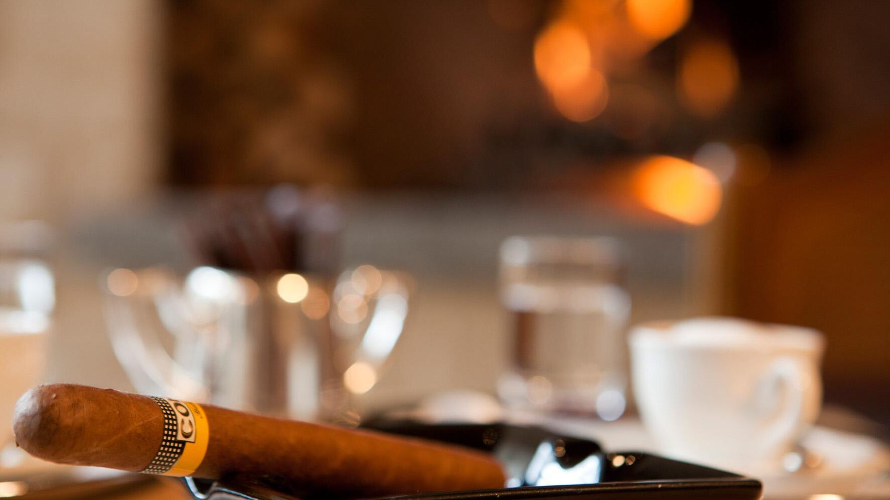 ZIgarren Lounge in der Krone von Lech