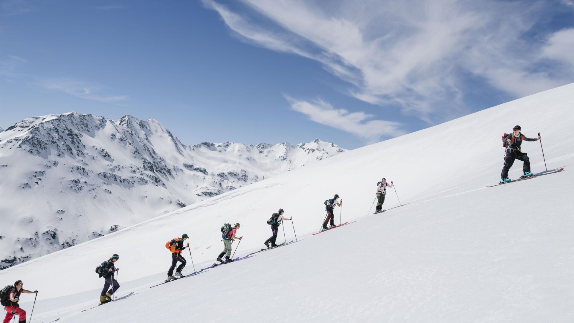 Womens progression days ski toruing camp