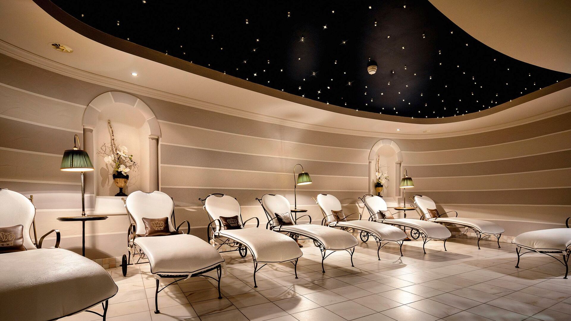 Ruheraum im WasserschlÃ¶ssl in der Krone von Lech