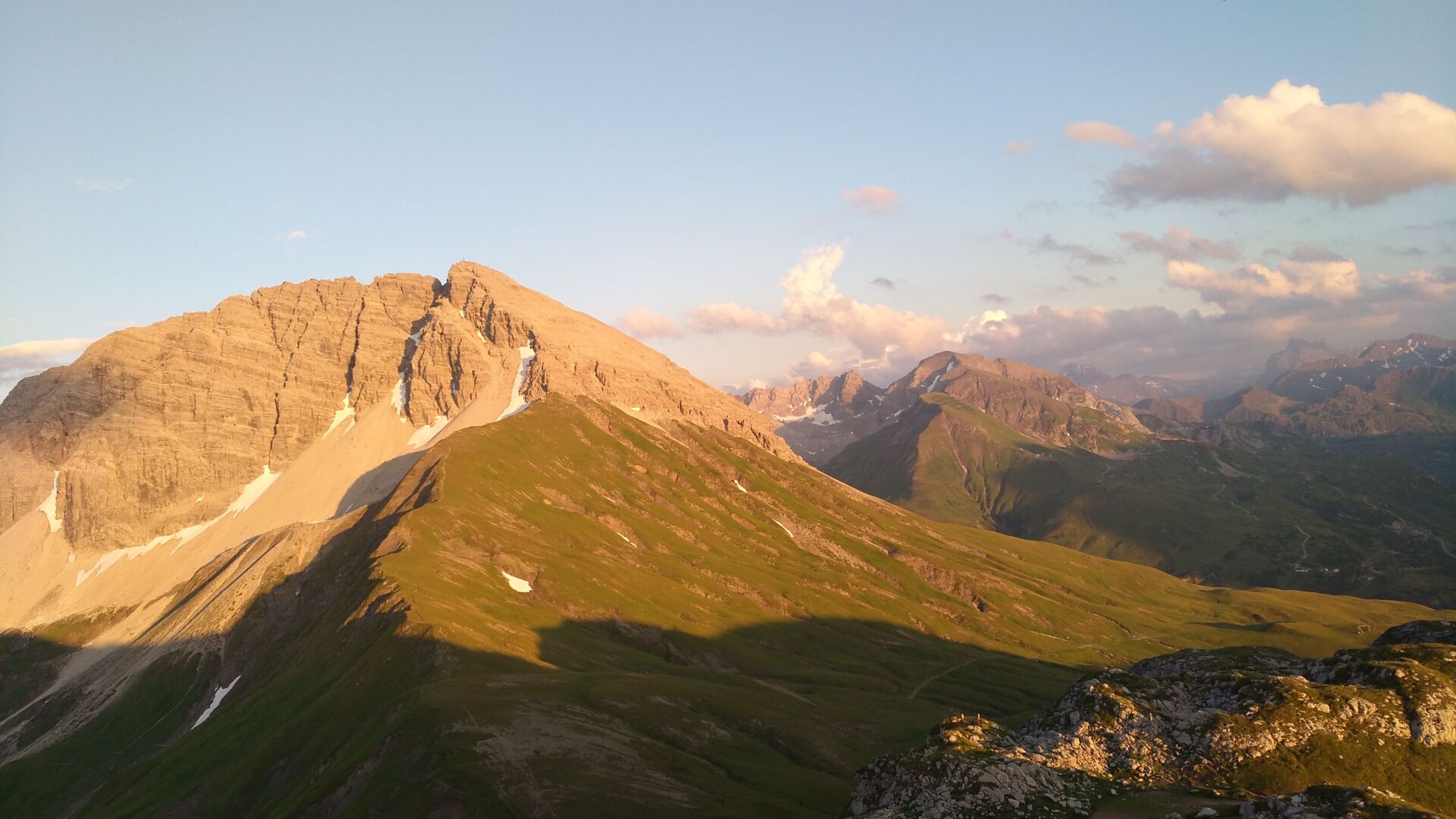 RÃ¼fispitze am Abend