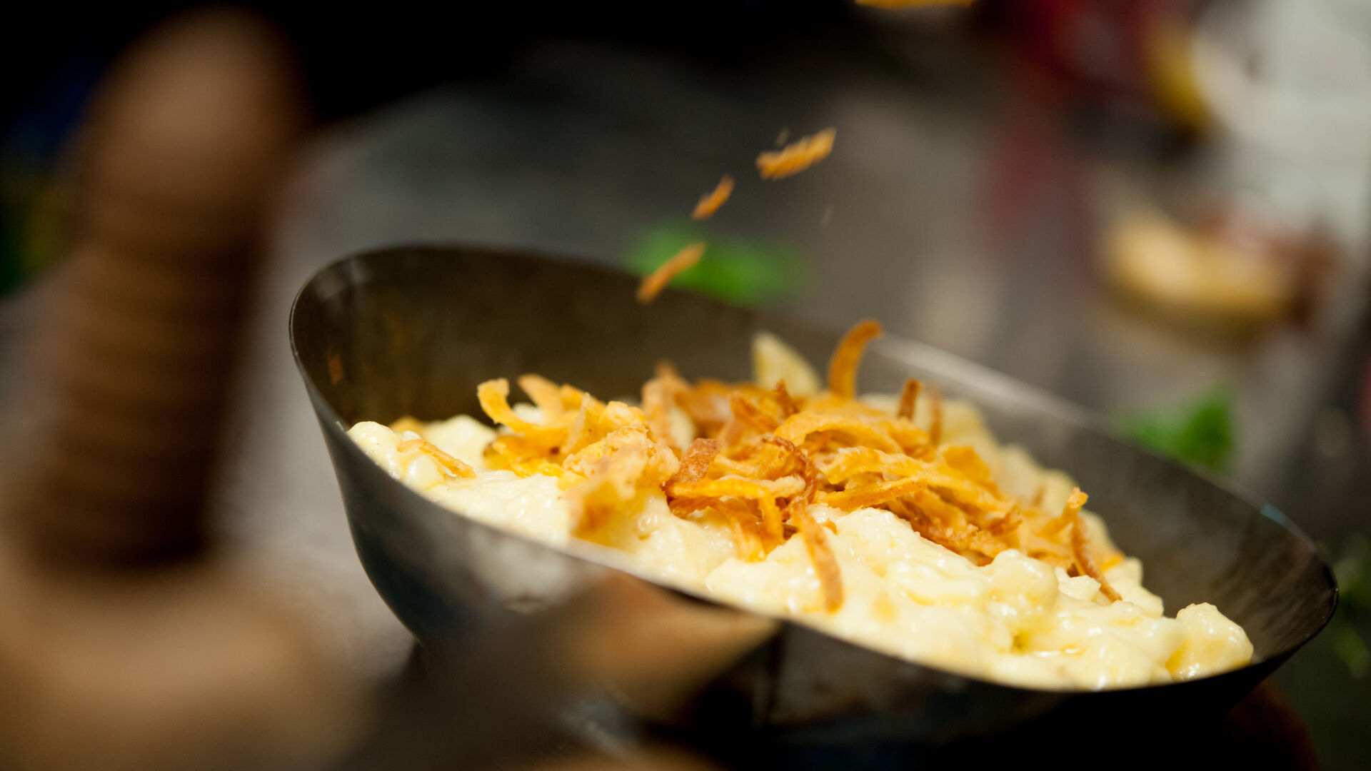 Deftige KÃ¤sspatzen auf der KaltenberghÃ¼tte