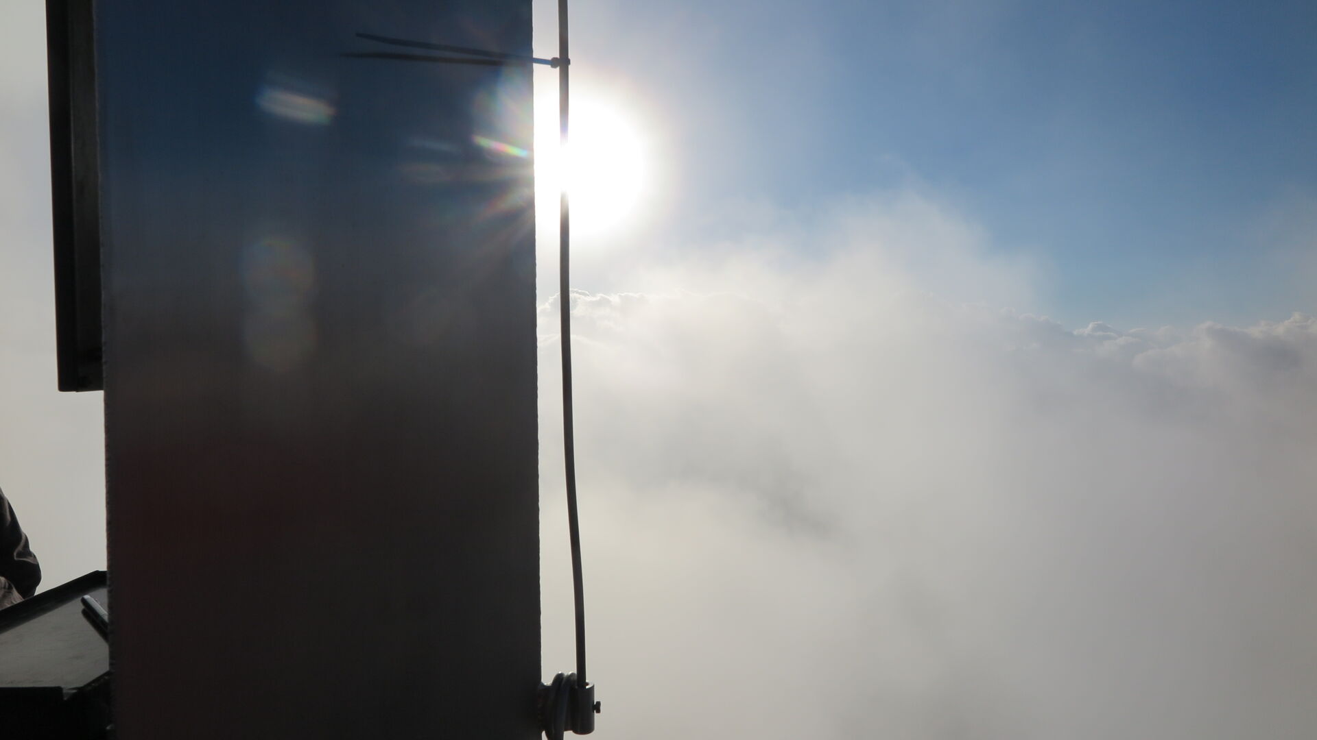 Wolkenstimmung am Gipfel