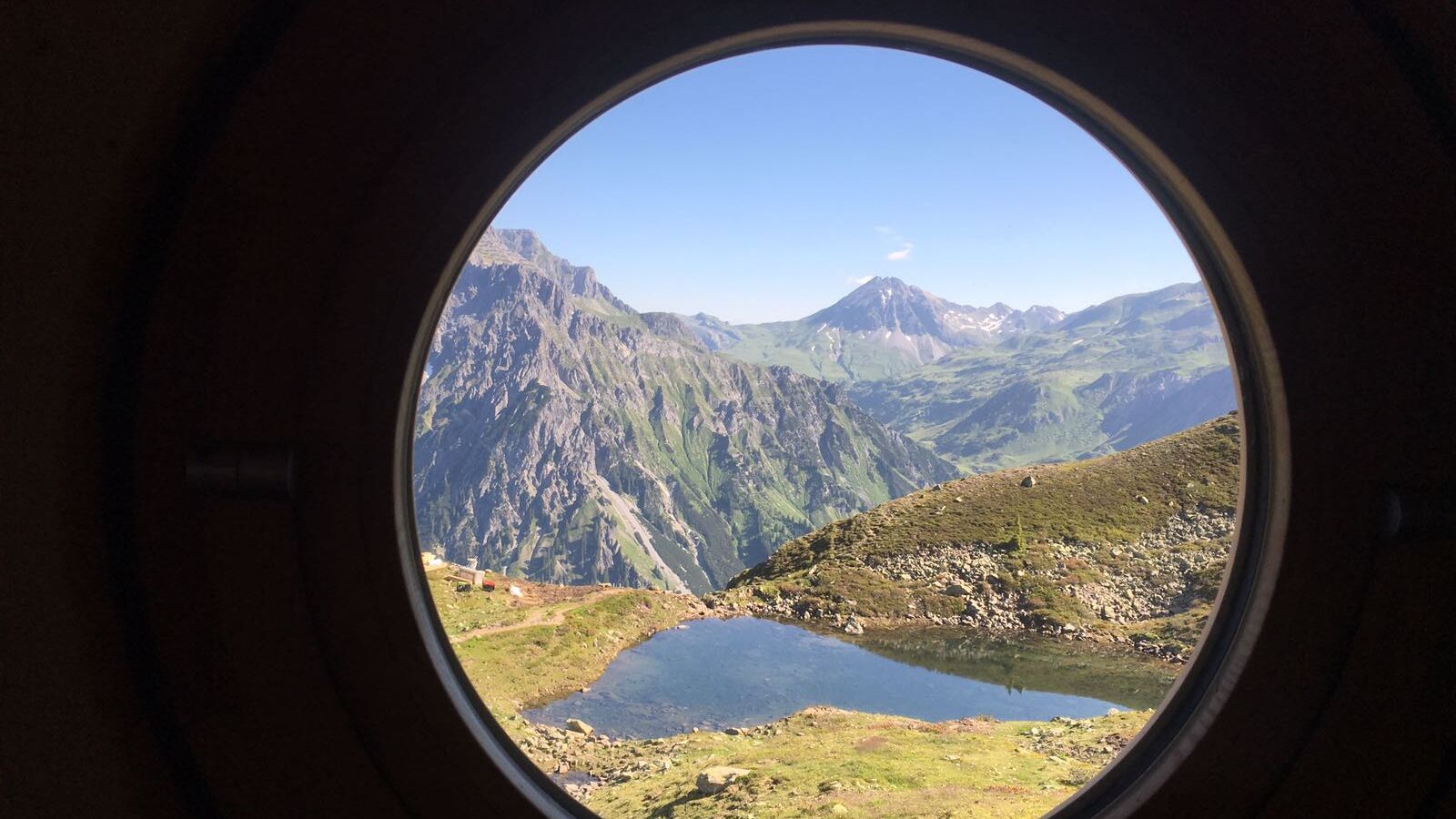 Blick zum Lechquellengebirge