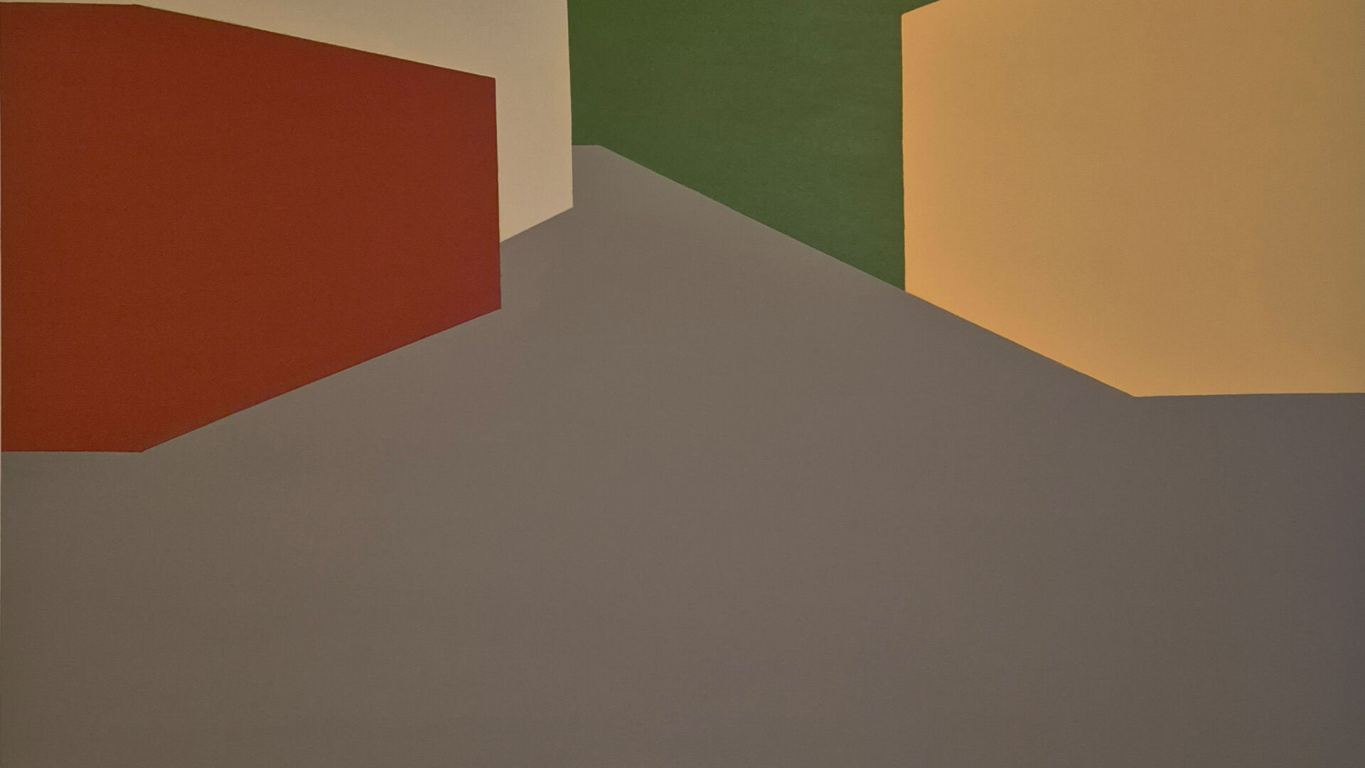 Mona Radziabari, Less is enough 100x100cm Acrylic on canvas, 2024