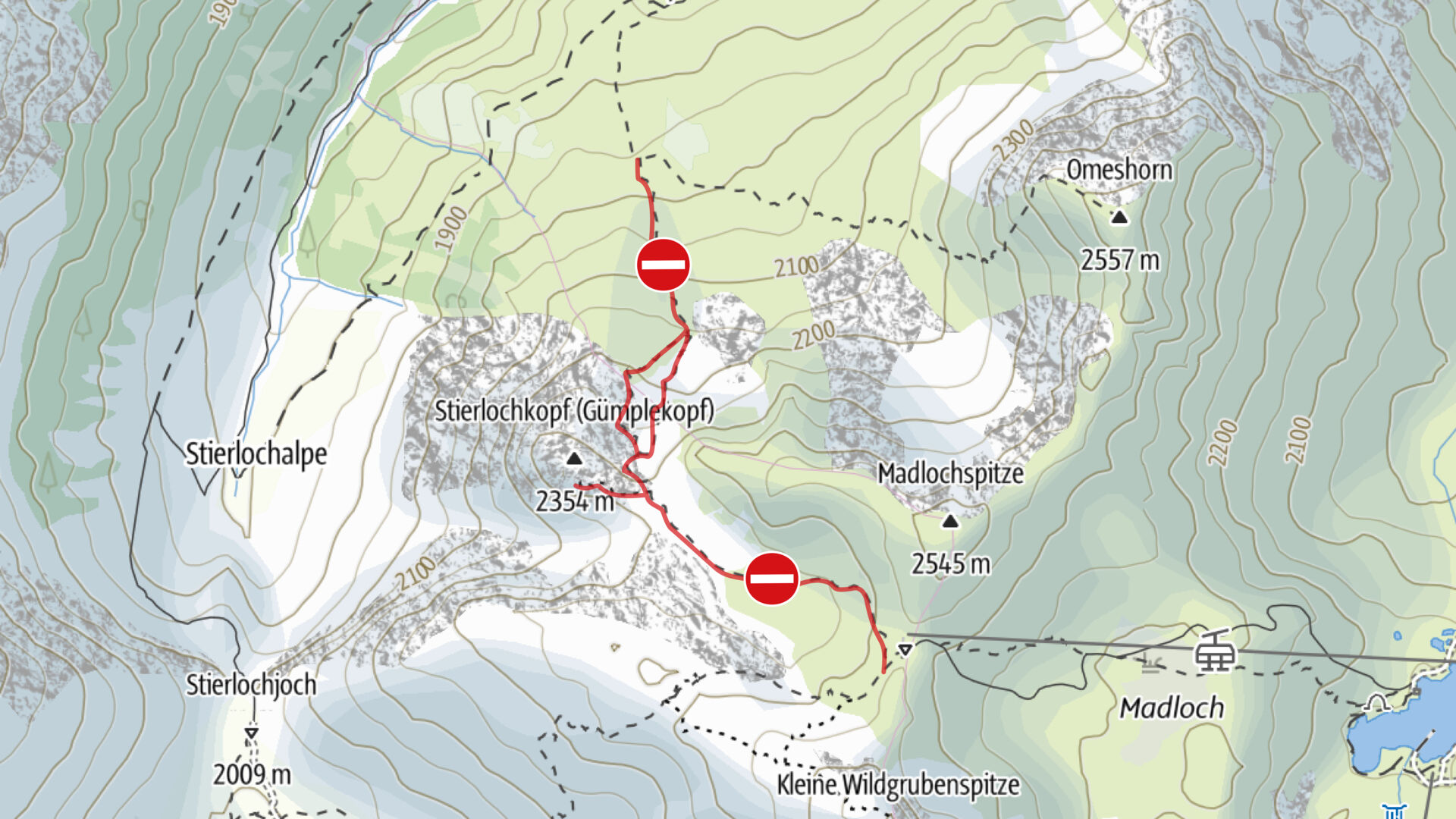 Sperrung Madloch nur Sperre