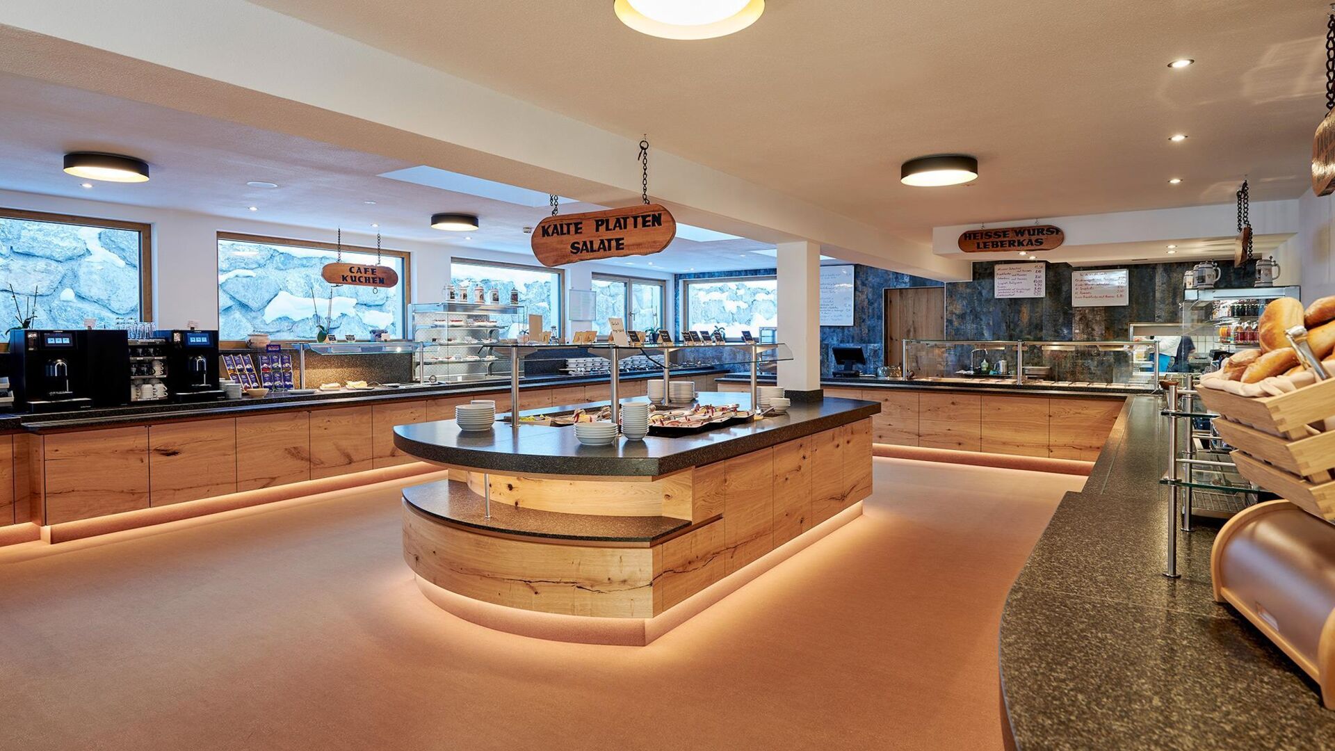 Hotel Salome self-service restaurant Oberlech