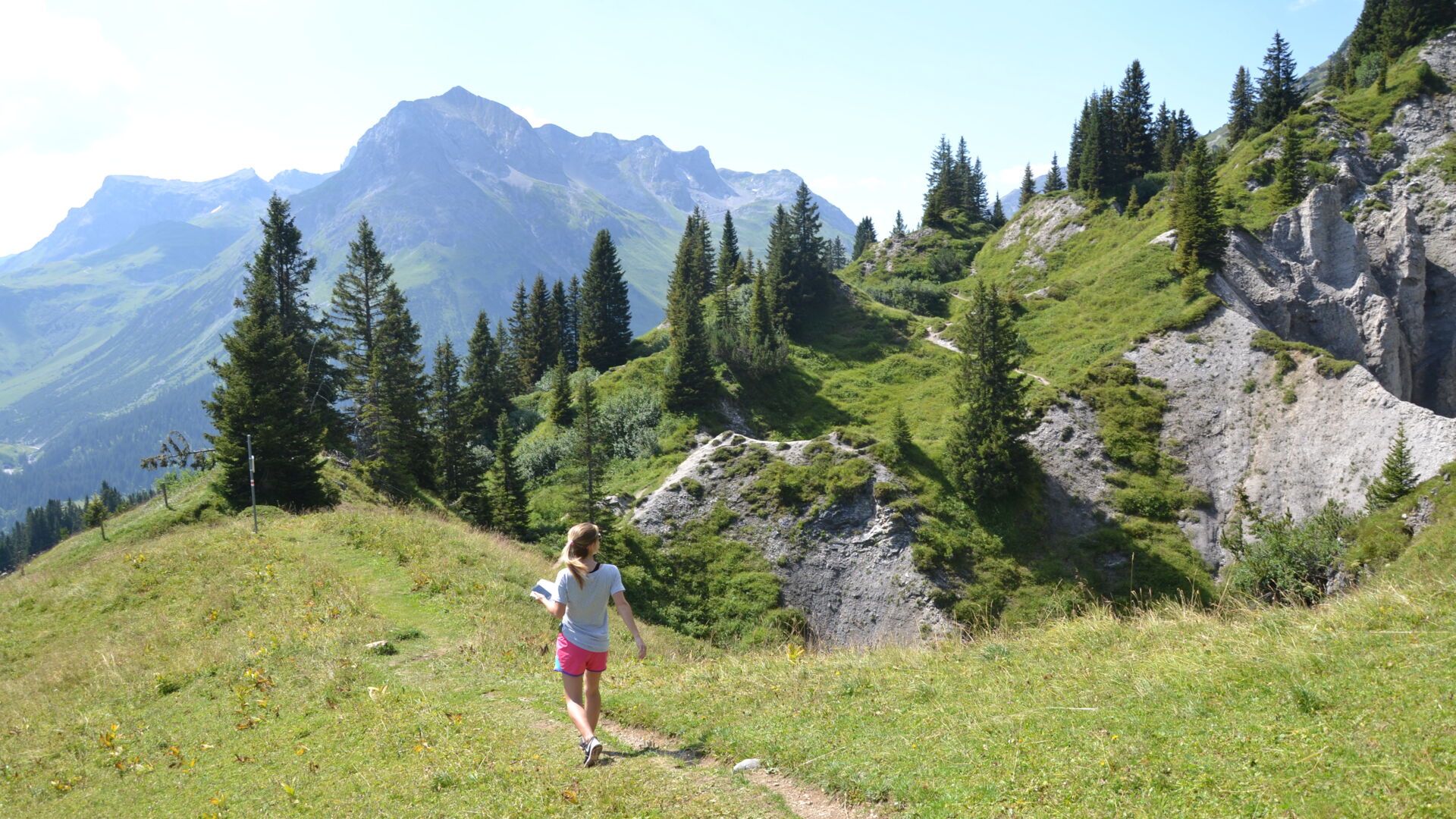 Durch die GipslÃ¶cher von Oberlech