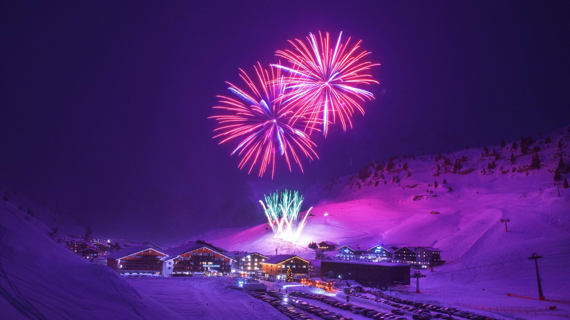 Zuers Feuerwerk Winter
