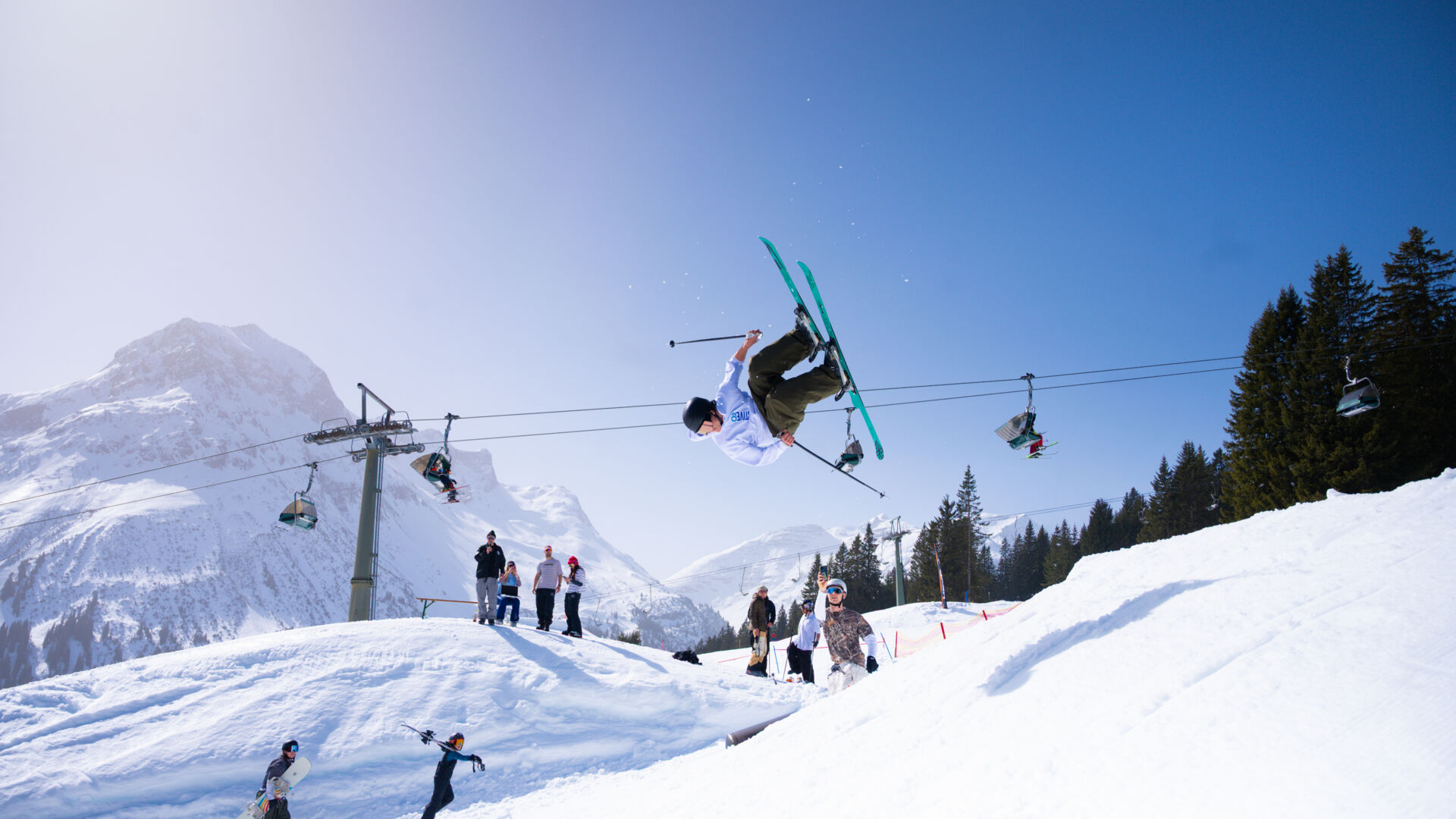 Freestyle-Action in Lech Zürs