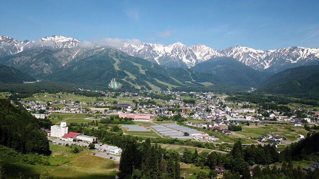 Hakuba Happo im Sommer