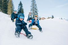 Zipfelbob in Lech Zürs