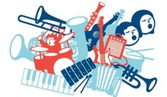 Grafik Musik Schule Lech