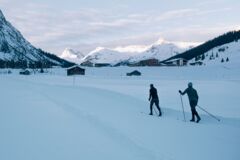 Langlaufen im Winter ins Zugertal