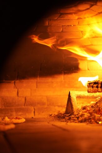 Schneggarei Pizza Ofen Winter