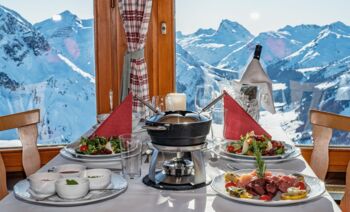 Fondue evening at the Rüfikopf Panorama restaurant
