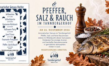 Kulinarischer Herbst-Genuss-Pfeffer, Salz & Rauch