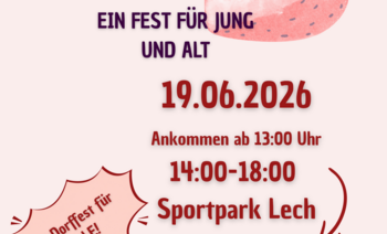 Dorffest - Generationswechsel - Ein Fest für jung und alt