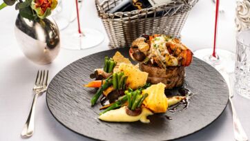 Surf and Turf Genuss in der Krone Stuben in Lech Surf and Turf Genuss in der Krone Stuben in Lech